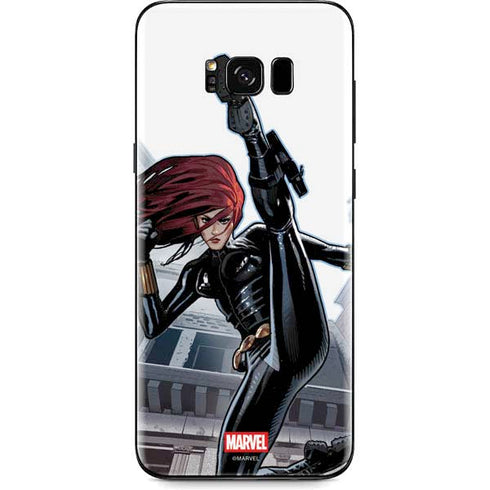 Marvel Black Widow High Kick Galaxy S8 Plus Skin